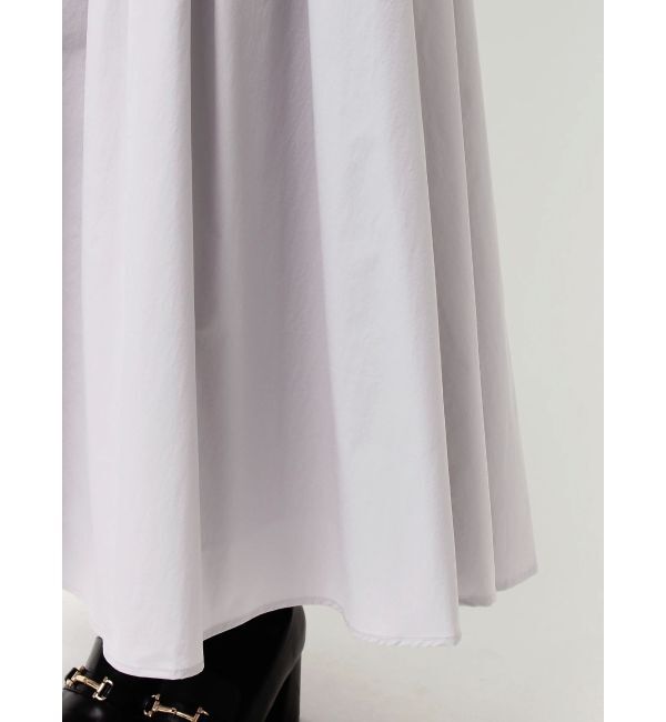 MERCURYDUO「タフタタックフレアスカート」|スカート|