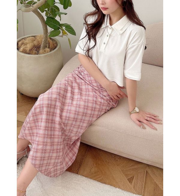 MERCURYDUO「バイアスナロースカート」|スカート|