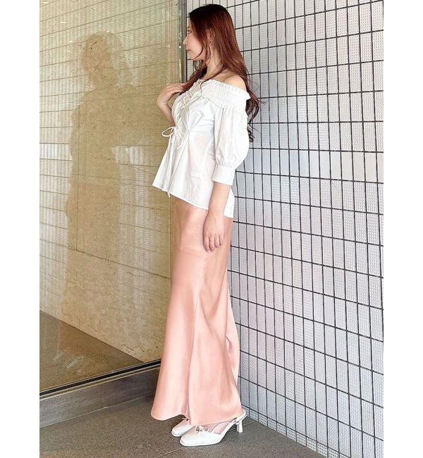 MERCURYDUO「バイアスナロースカート」|スカート|