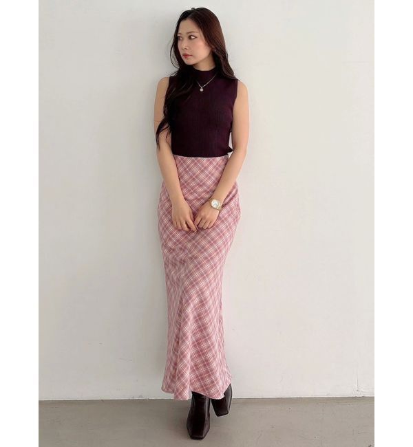 MERCURYDUO「バイアスナロースカート」|スカート|