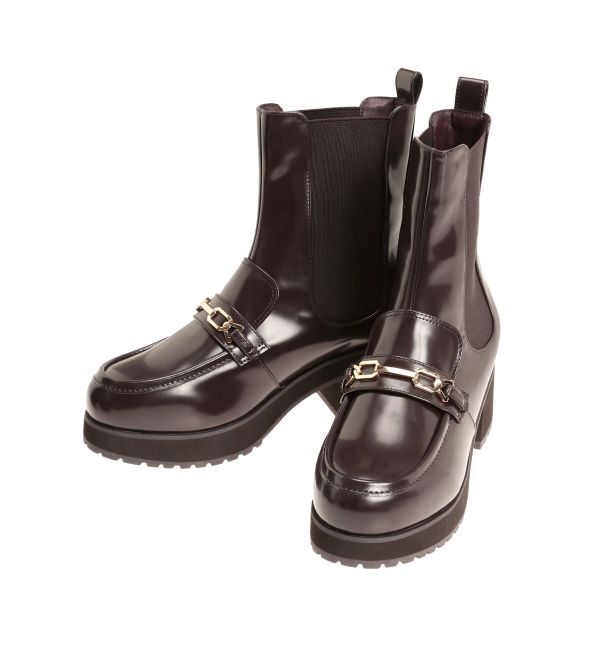 MERCURYDUO「ローファーサイドゴアショートブーツ」|ショートブーツ|