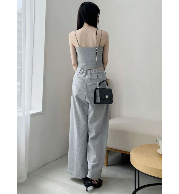 MERCURYDUO「【WEB限定】裏毛キャミアンサンブル」|Tシャツ・カットソー|