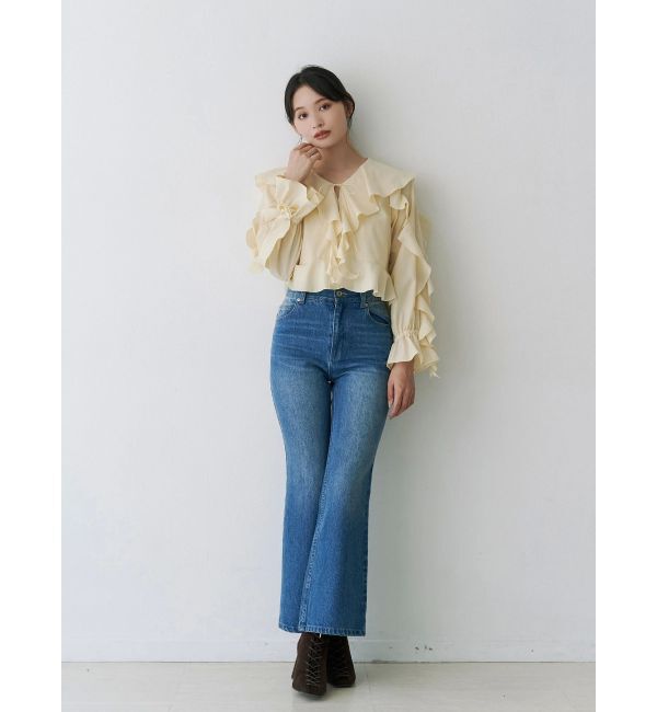 MERCURYDUO「ラッフルブラウス」|シャツ・ブラウス|
