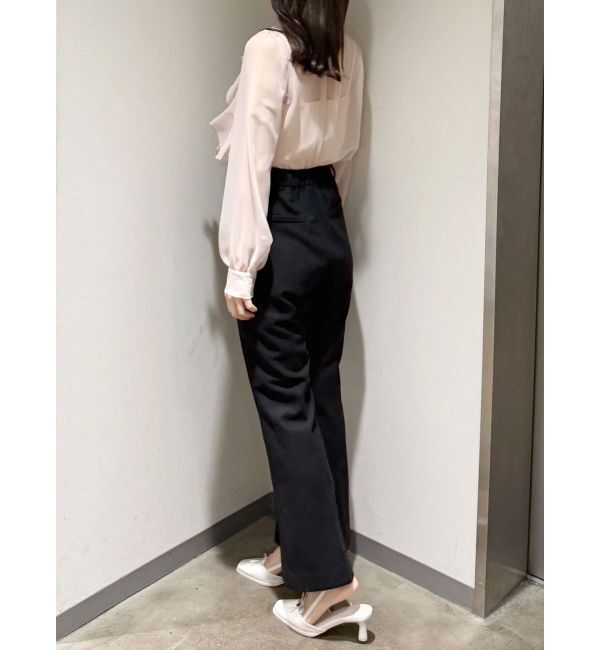 MERCURYDUO「ウールライクセンタープレスワイドパンツ」|その他|