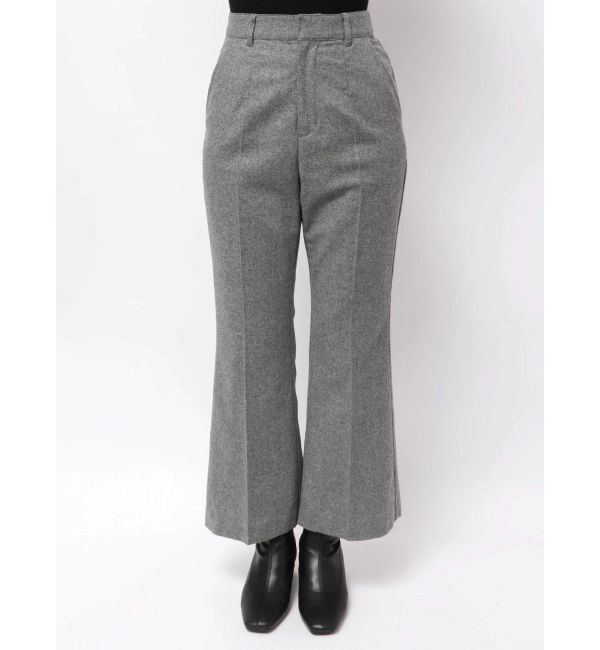 MERCURYDUO「ウールライクセンタープレスワイドパンツ」|その他|