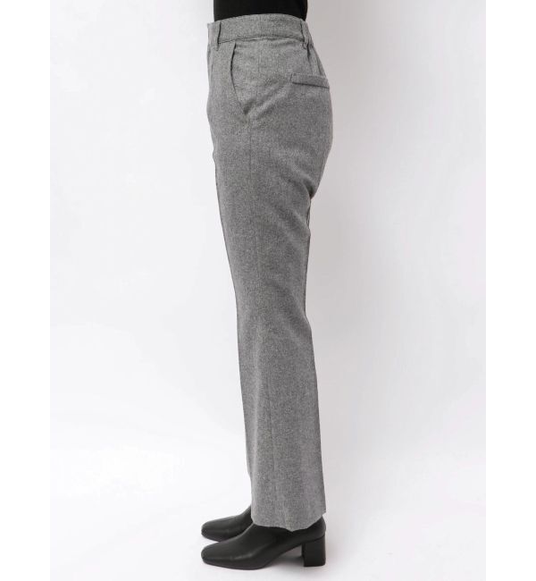 MERCURYDUO「ウールライクセンタープレスワイドパンツ」|その他|