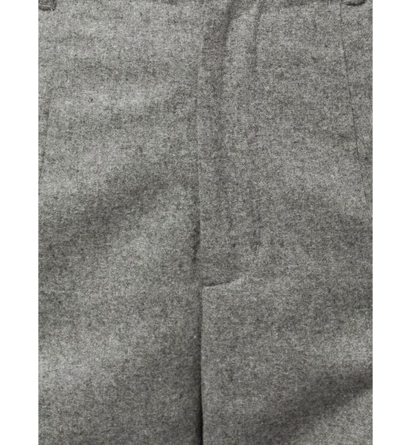 MERCURYDUO「ウールライクセンタープレスワイドパンツ」|その他|