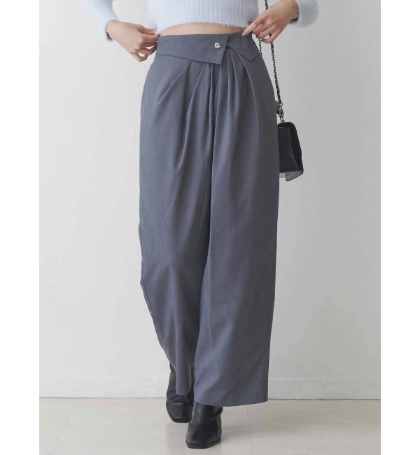 MERCURYDUO「アシメタックワイドパンツ」|その他|グレー