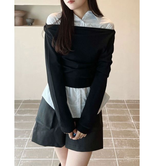 MERCURYDUO「コルセットシャツ」|シャツ・ブラウス|