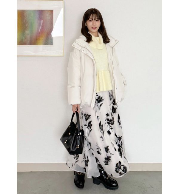 MERCURYDUO「スタンドカラーミドルダウンコート」|その他|