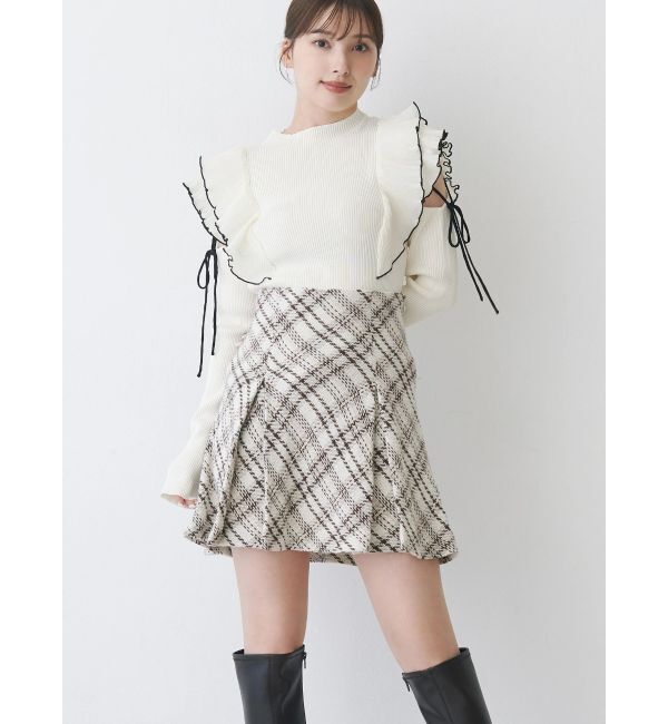 MERCURYDUO「オリジナルロービングチェックミニスカパン」|その他|