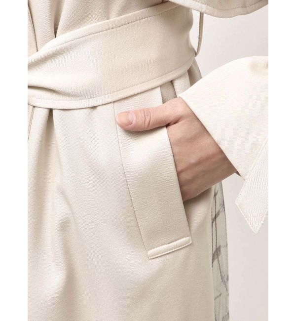 MERCURYDUO「バックチュールトレンチコート」|トレンチコート|