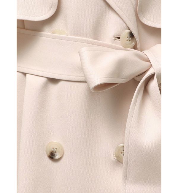 MERCURYDUO「バックチュールトレンチコート」|トレンチコート|