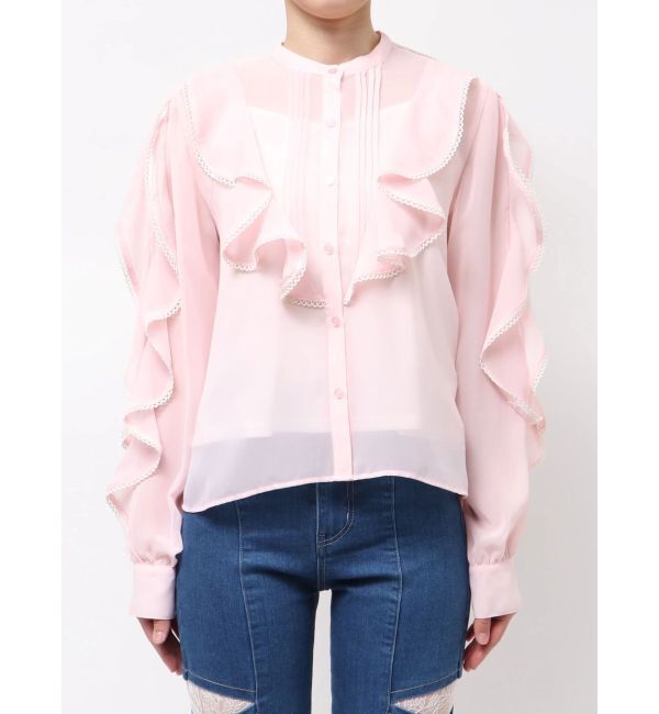 MERCURYDUO「ポイントレースブラウス」|シャツ・ブラウス|