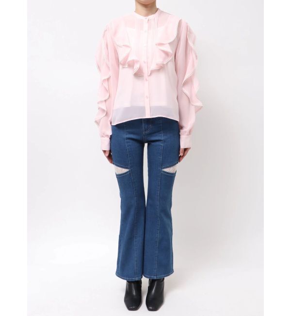 MERCURYDUO「ポイントレースブラウス」|シャツ・ブラウス|