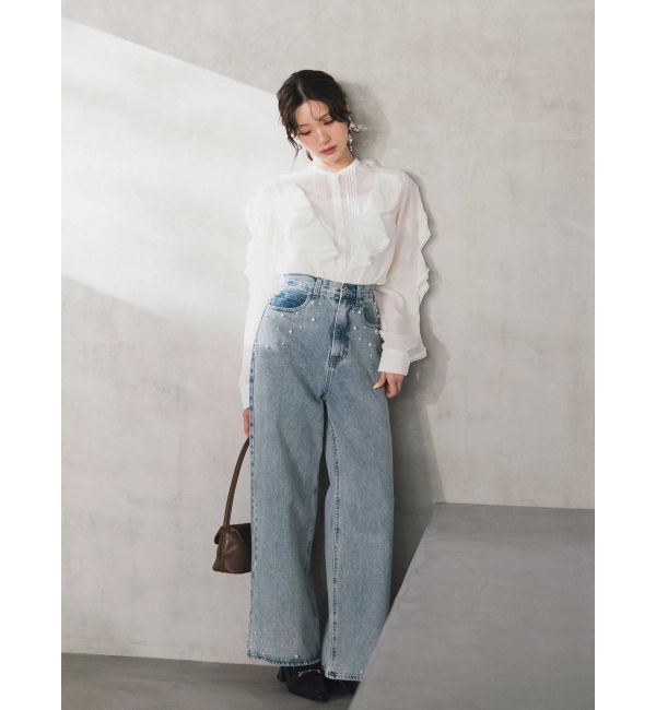 MERCURYDUO「ポイントレースブラウス」|シャツ・ブラウス|