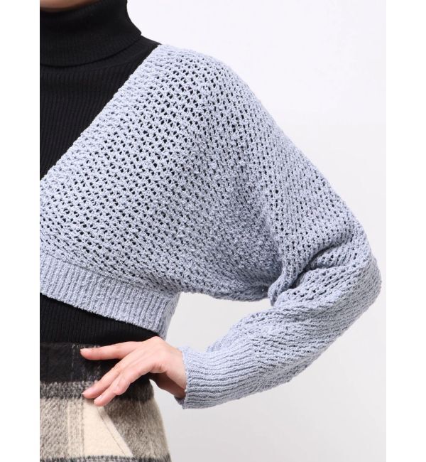 MERCURYDUO「クリアボタン使いボレロ」|カーディガン|