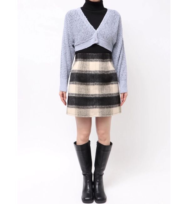 MERCURYDUO「クリアボタン使いボレロ」|カーディガン|