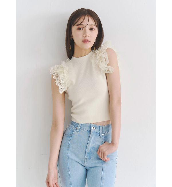 MERCURYDUO「ストレッチブーツカットデニムパンツ」|デニム|