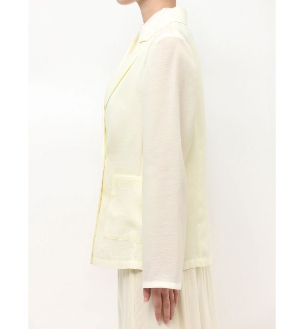 MERCURYDUO「フラワーエンブロイダリーシアージャケット」|テーラードジャケット|