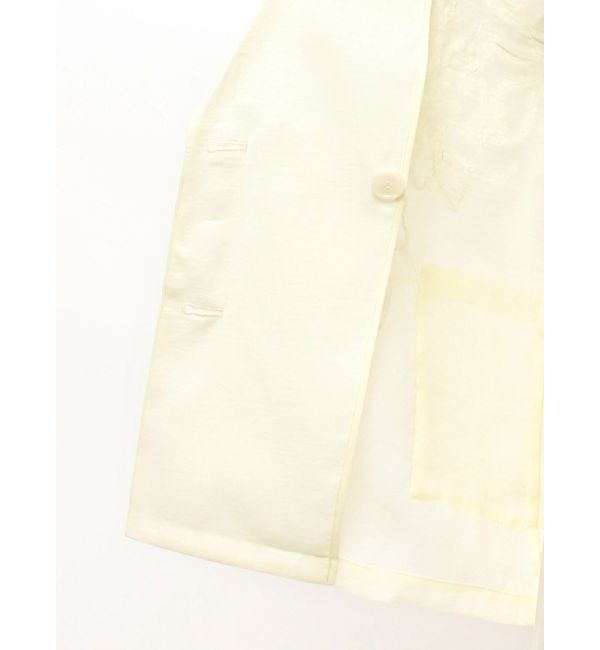 MERCURYDUO「フラワーエンブロイダリーシアージャケット」|テーラードジャケット|