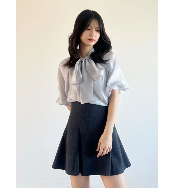 MERCURYDUO「2WAYシアーリボンブラウス」|シャツ・ブラウス|