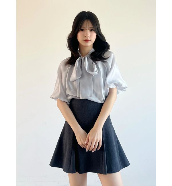 MERCURYDUO「2WAYシアーリボンブラウス」|シャツ・ブラウス|