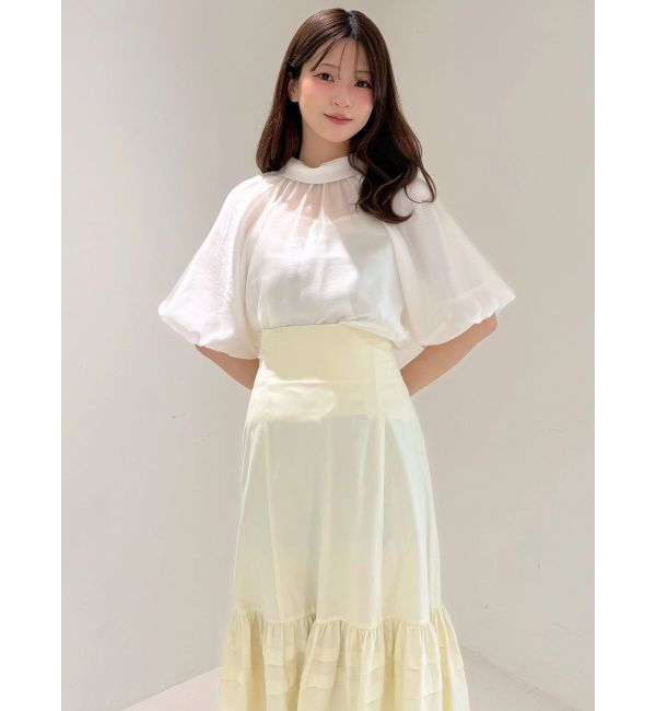 MERCURYDUO「2WAYシアーリボンブラウス」|シャツ・ブラウス|