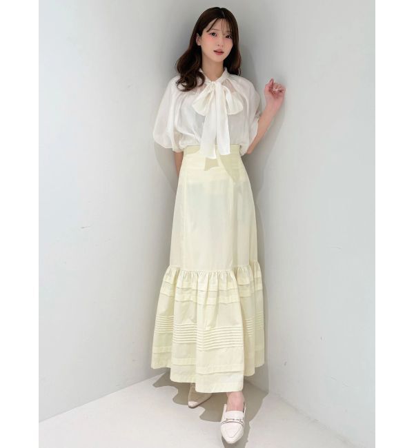 MERCURYDUO「2WAYシアーリボンブラウス」|シャツ・ブラウス|