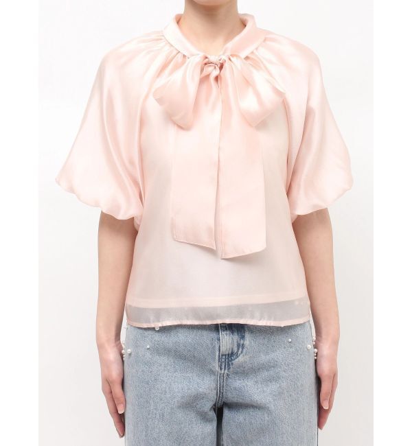 MERCURYDUO「2WAYシアーリボンブラウス」|シャツ・ブラウス|