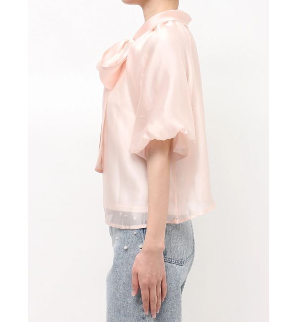MERCURYDUO「2WAYシアーリボンブラウス」|シャツ・ブラウス|