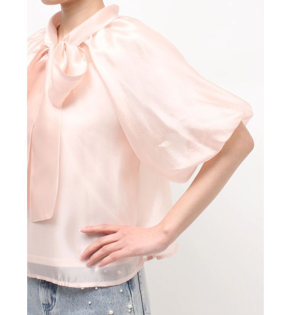 MERCURYDUO「2WAYシアーリボンブラウス」|シャツ・ブラウス|