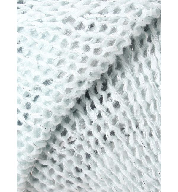 MERCURYDUO「透かし編みラメ混ボレロカーディガン」|カーディガン|