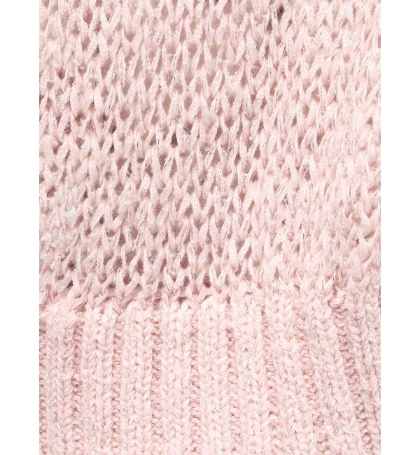 MERCURYDUO「透かし編みラメ混ボレロカーディガン」|カーディガン|