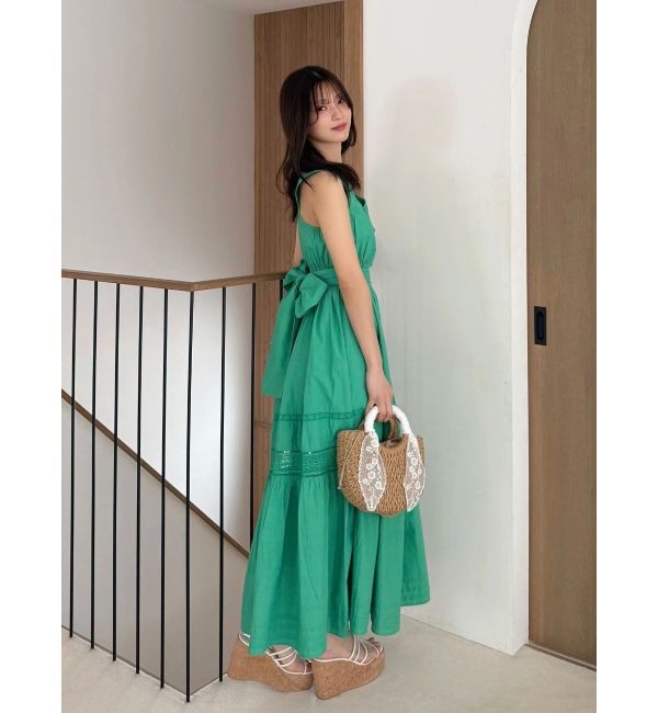 MERCURYDUO「ポプリンバックシャンワンピース」|ワンピース|