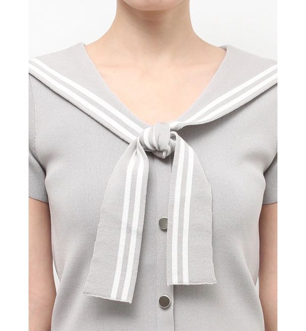 MERCURYDUO「セーラーカラーニット」|ニット・セーター|