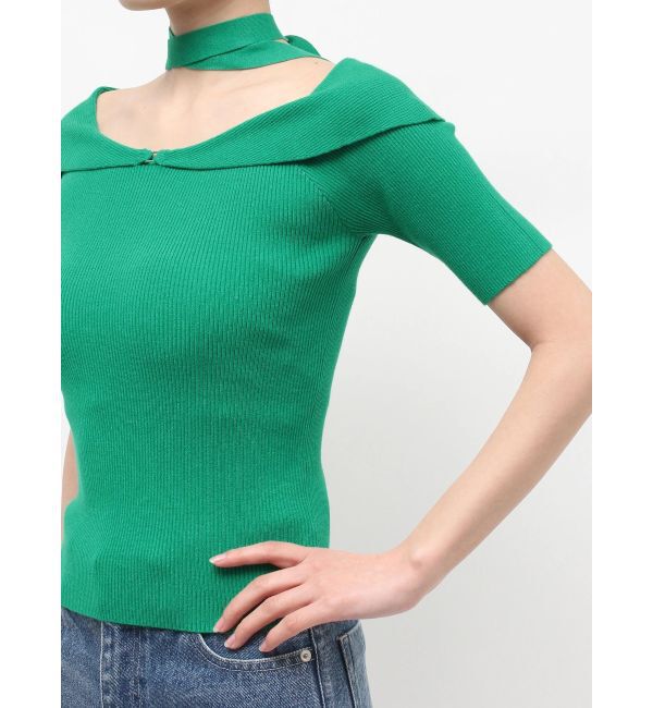 MERCURYDUO「2wayチョーカーネックニット」|ニット・セーター|