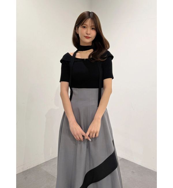 MERCURYDUO「2wayチョーカーネックニット」|ニット・セーター|