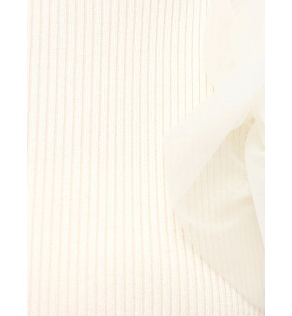 MERCURYDUO「ボリュームチュールフリルニット」|ニット・セーター|