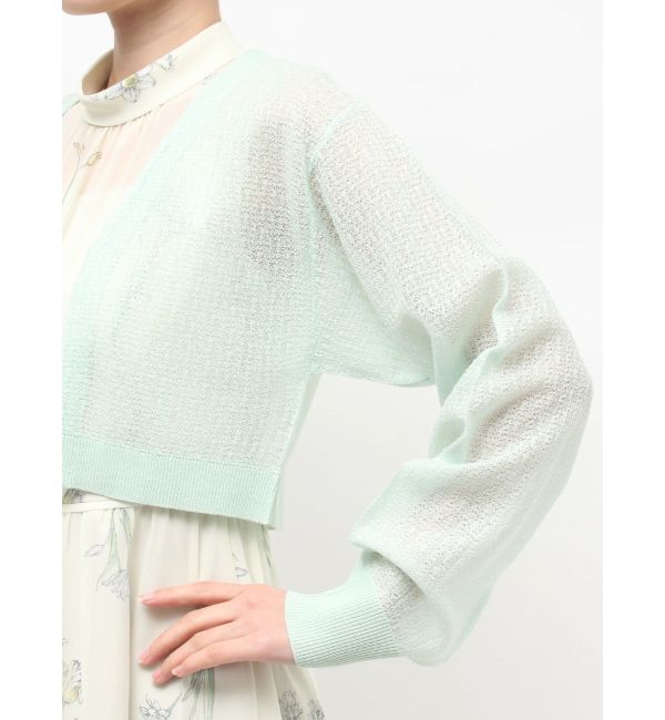 MERCURYDUO「シアーボレロカーディガン」|カーディガン|