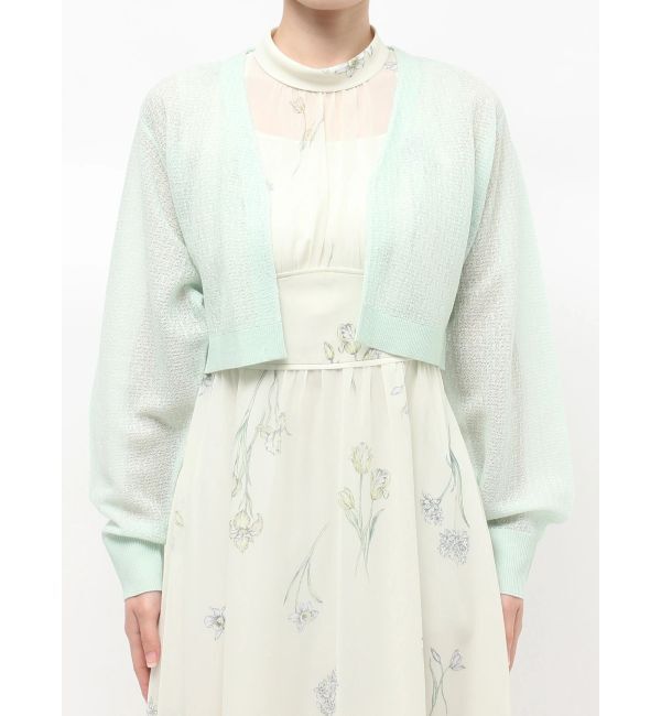 MERCURYDUO「シアーボレロカーディガン」|カーディガン|