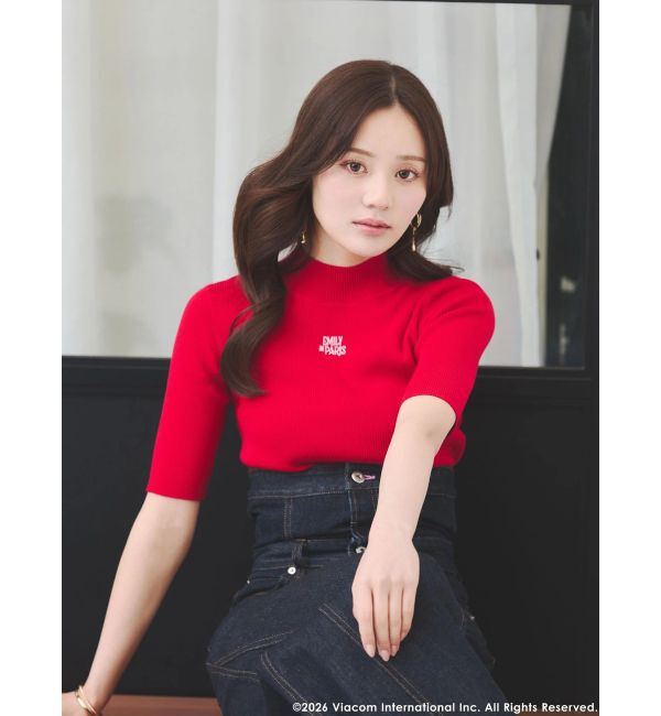 MERCURYDUO「【EMILY IN PARISコラボ】2WAYハイウエストワイドデニムパンツ」|その他|