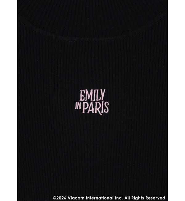 MERCURYDUO「【EMILY IN PARISコラボ】 ロゴエンブロイダリーニット」|ニット・セーター|