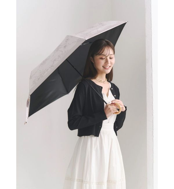 MERCURYDUO「【UVカット率100%】配色ライン折り畳み傘」|傘|