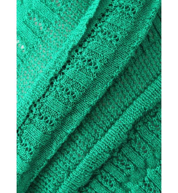 MERCURYDUO「スカシアミカーデニット」|カーディガン|