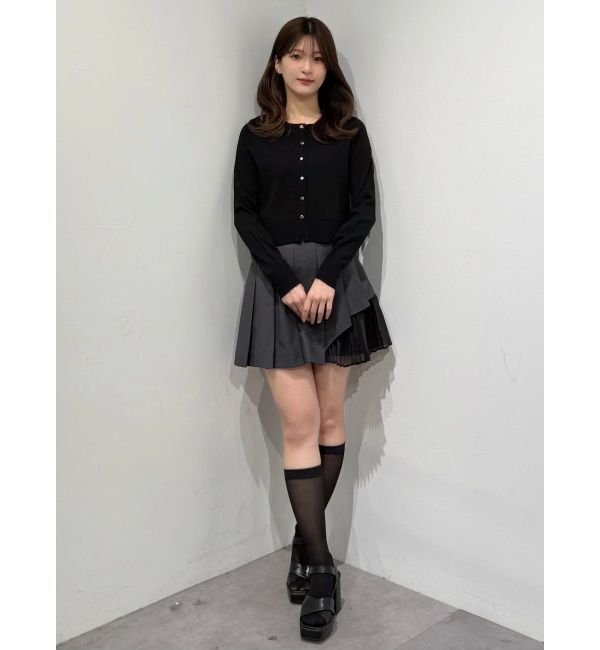 MERCURYDUO「UVカット加工クルーネックカーディガン」|カーディガン|