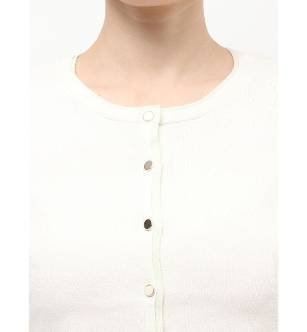 MERCURYDUO「UVカット加工クルーネックカーディガン」|カーディガン|