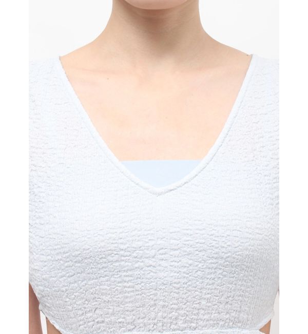 MERCURYDUO「【MERCURYDUO&times;AMPHI】カップ付きサイドカットアウトマーメイドワンピース」|ワンピース|