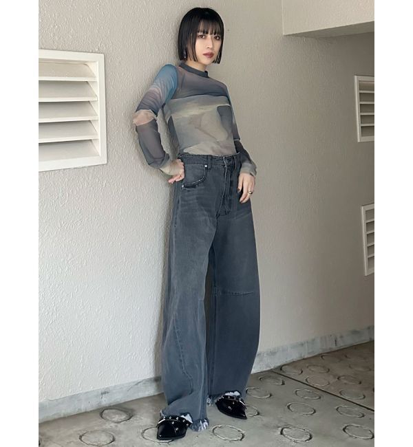 MURUA「コクーンワイドデニム」|デニム|