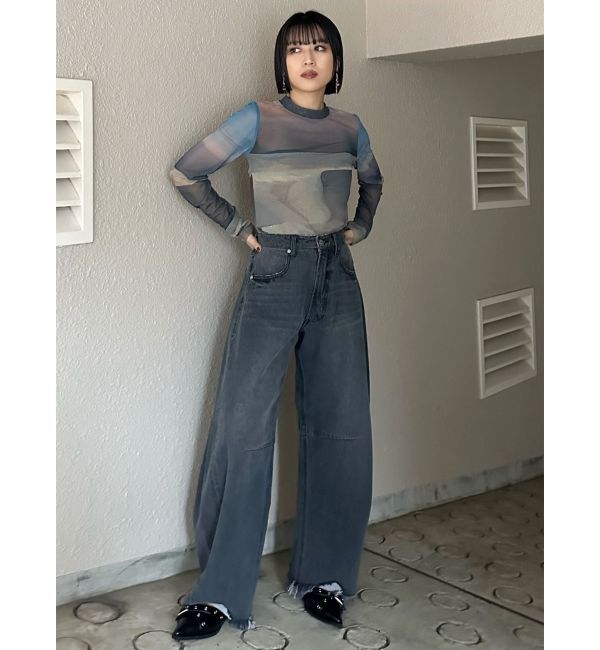 MURUA「コクーンワイドデニム」|デニム|